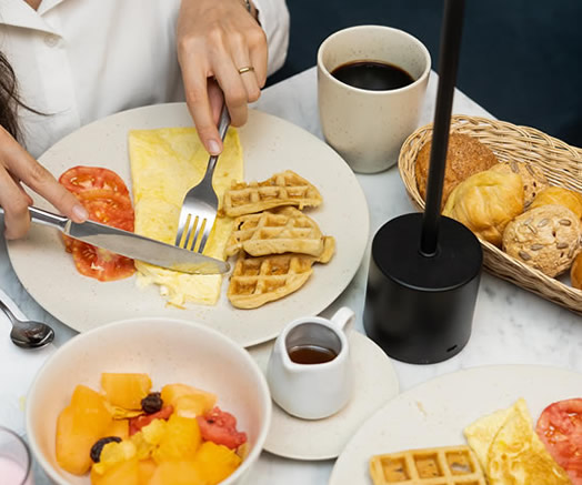 hotel blu desayuno breakfast